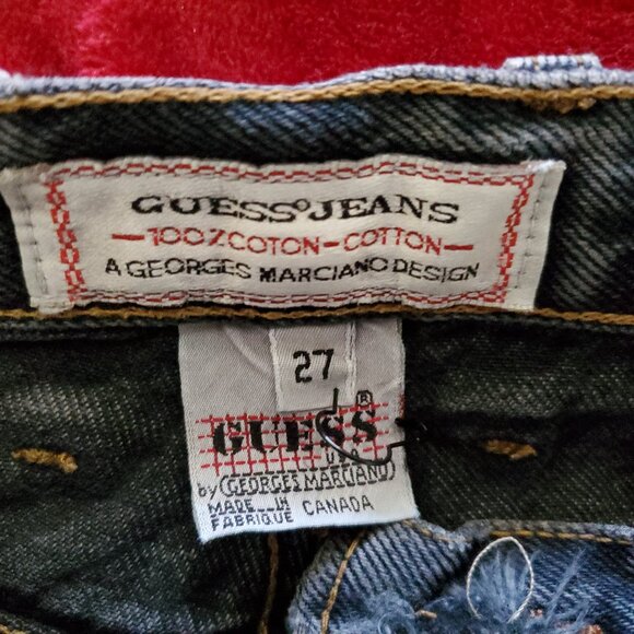 Black Guess straight leg jeans size 27 - Picture 3 of 4